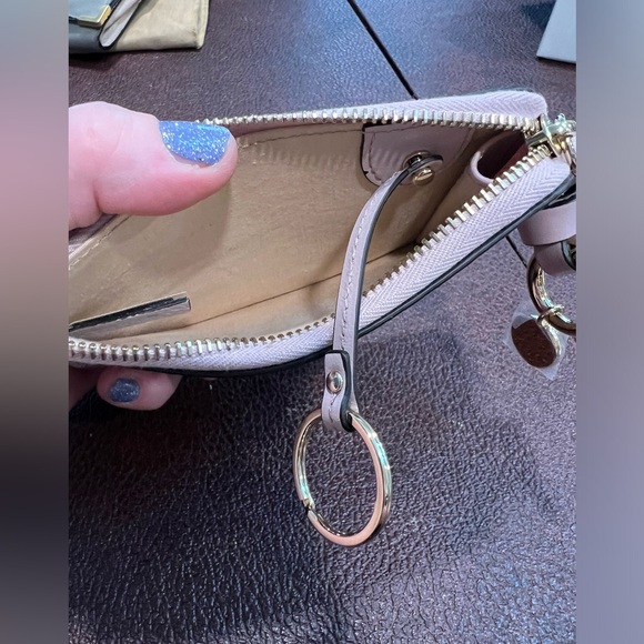 Chloe Pink Logo Tag Card Wallet Brand New - Picture 3 of 3